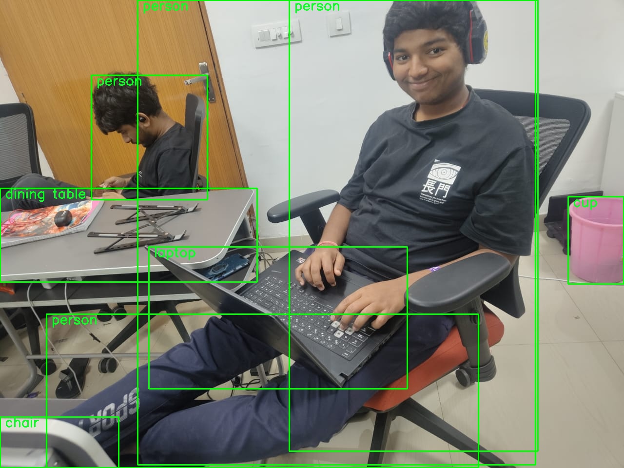 Screenshot of the website